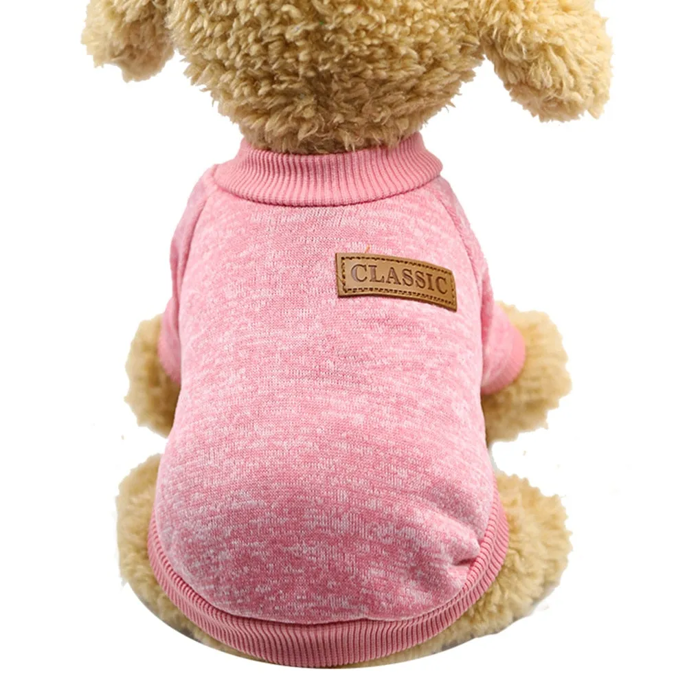 Warm Dog Clothes Puppy Jacket Coat Cat Clothes Dog Sweater