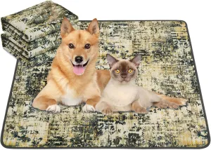 Washable Pee Pads for Dogs, 2 Pack Reusable Puppy Pads, Super Absorbent Prevent Leakage and Non-Slip, Pet Training Pads for Puppy Playpen, Crate, Whelping Box, Potty Training, 36"x41", Brown