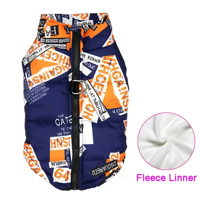 Waterproof Padded Winter Jacket for All Dog Sizes