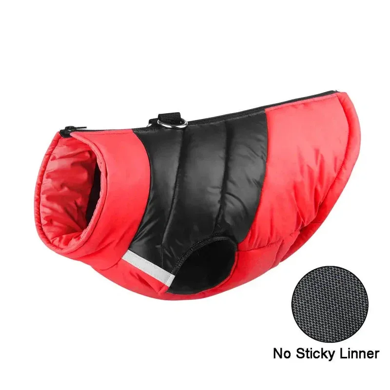 Waterproof Padded Winter Jacket for All Dog Sizes
