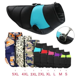 Waterproof Padded Winter Jacket for All Dog Sizes