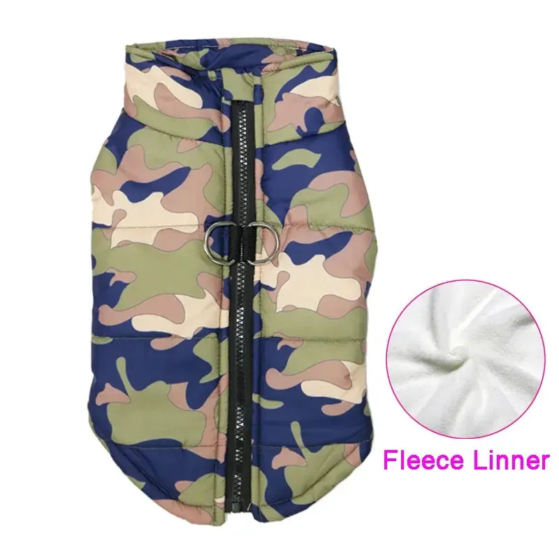 Waterproof Padded Winter Jacket for All Dog Sizes