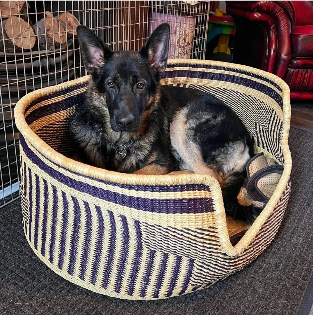 Woven Dog Bed Basket Small to XXL