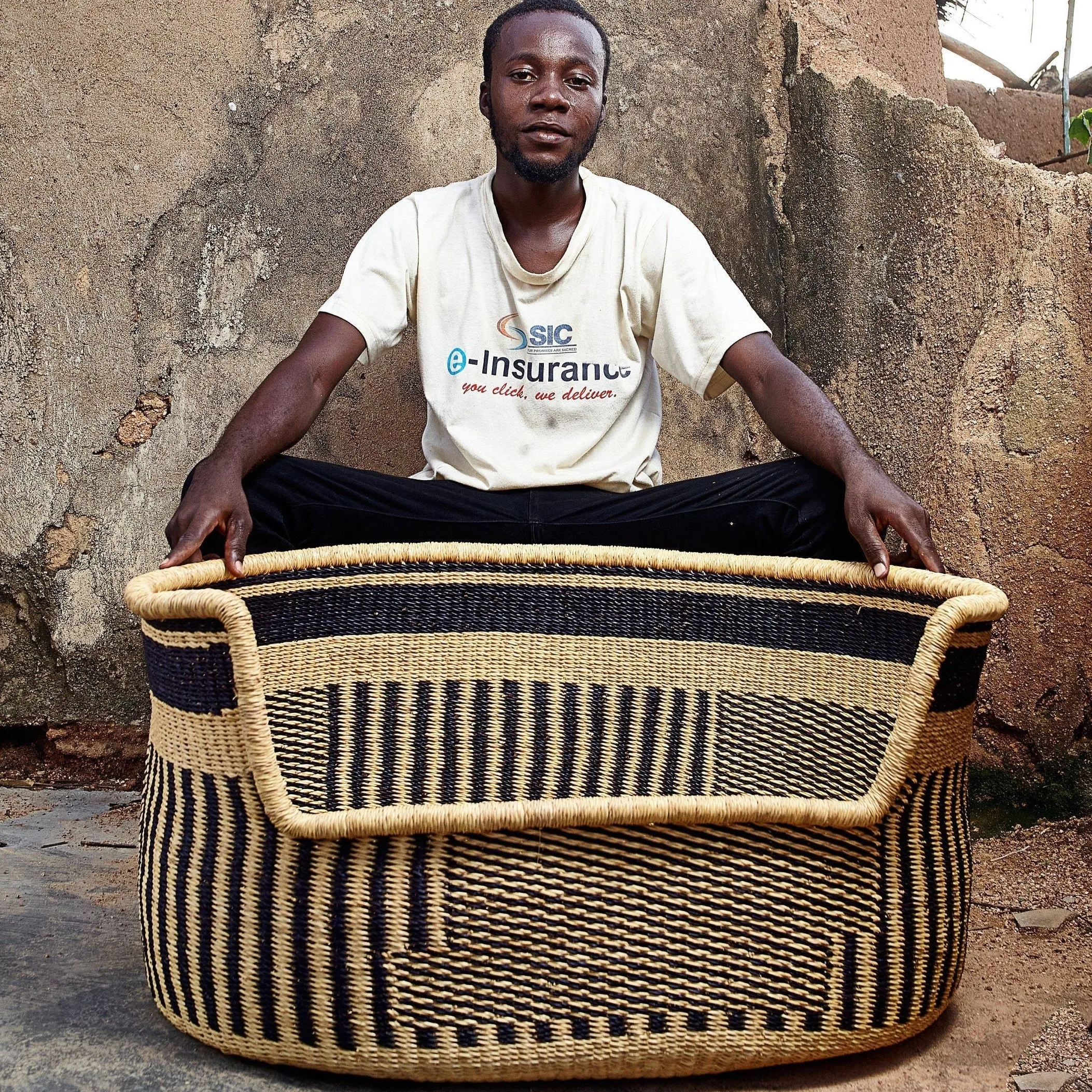 Woven Dog Bed Basket Small to XXL